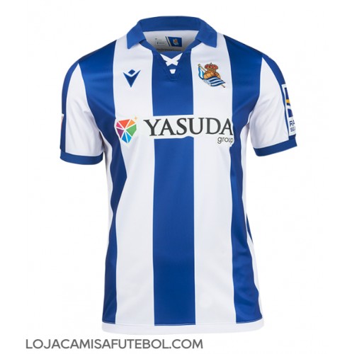 Camisa de Futebol Real Sociedad Equipamento Principal 2024-25 Manga Curta